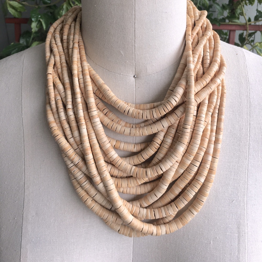 Natural Puka and Coconut Shell Clasp